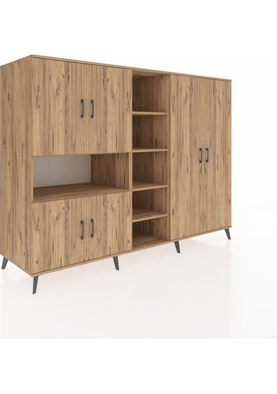 Kronos Dolap 13 Raflı 6 Kapaklı 220x59x163 Çam-çam Çam-çam Kronos Dolap 13 Raflı 6 Kapaklı 220x59x163 Çam-çam Çam-çam