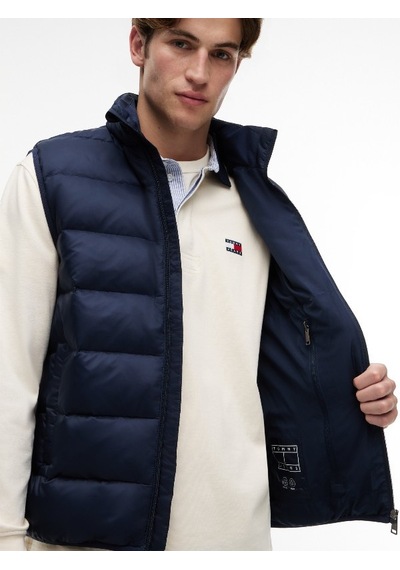 Tommy Hilfiger Tjm Lıght Down Packable Vest Erkek Mavi Yelek - Dm0dm23232