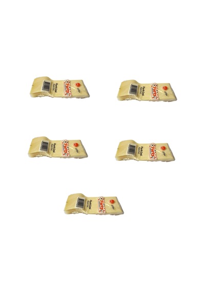 Plastik Krem Renkli Lüx Parti Doğum Günü Çatal - 18 Cm. - 25 Adetlik 5 Paket Sarı