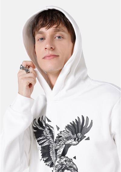 Colin's Colins Regular Fit Erkek Beyaz Sweatshirt Cl1067471 Q1.v1 Ofw Beyaz