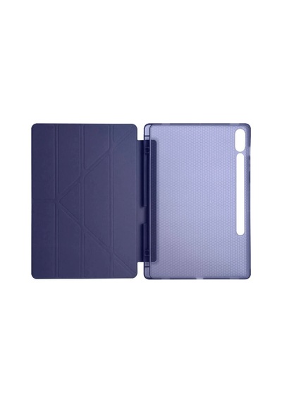 Uray Store Samsung Galaxy Uyumlu X510 Tab S9 Fe 11 Kılıf Kalemlikli Mars Tablet Kılıfı - Lacivert Arka Kapak
