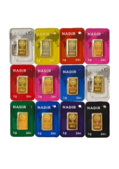 Nadir 8 Adet 1 Gr 24 Ayar Altın