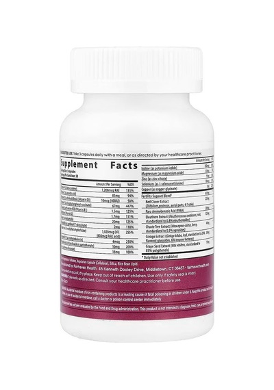 Fairhaven Health Fertilaid Multivitamin For Women With Methylfolate Vitex, & Red Clover 90 Capsules