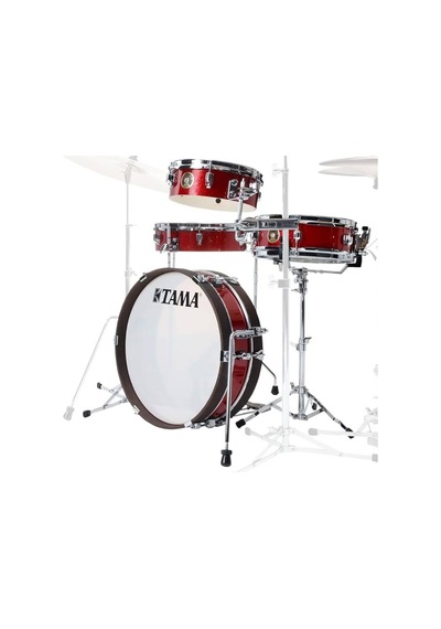 Tama Ljk48p-brm Club-jam Pancake Burnt Red Mist 4 Parça 18b/10t/13f/12s Akustik Davul Seti