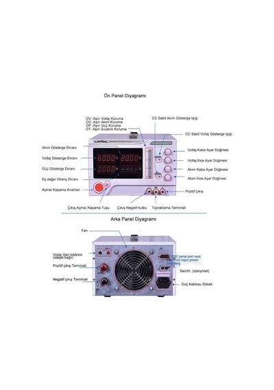 Upx K3030 0-30v 0-30a 10mv 10ma Tek Çıkışlı Dc Ayarlı Güç Kaynağı