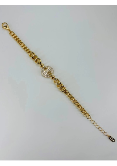 Renk Pirinç Cm Bileklik 17+4 Cm - Kbl0515 Çok Renkli