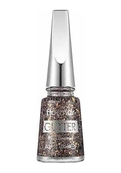 Flormar Glitter Yarı Transparan Parlak Bitişli Simli Oje GL42