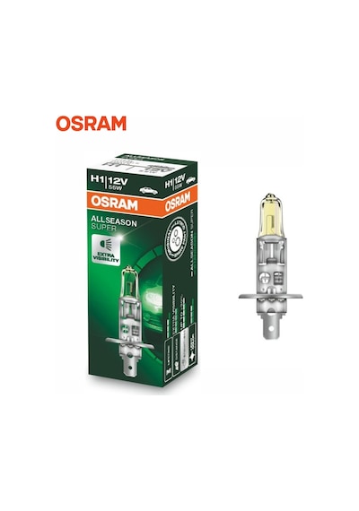 Osram 12V H1 Ampul 55W +%30 Fazla Işık Dort Mevsım N11.1650
