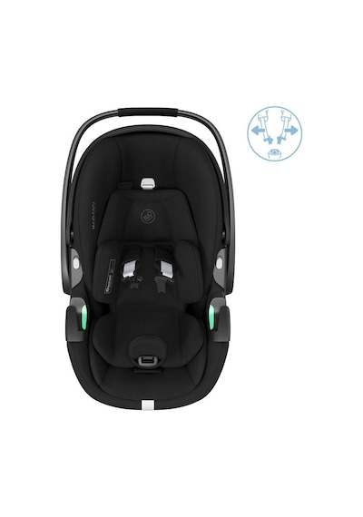 Maxi-Cosi Pebble Slidetech Tam Yatabilen 0-13 kg Ana Kucağı ve Oto Koltuğu Twillic Black