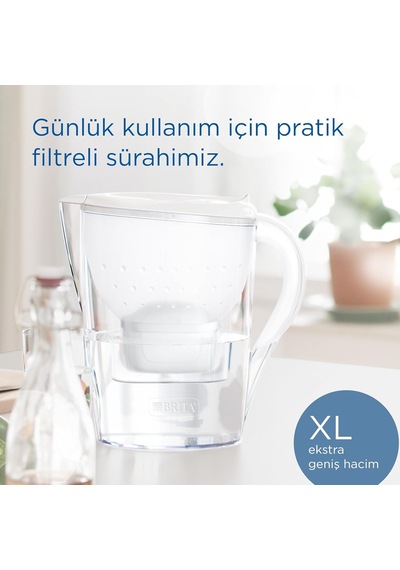 Marella Xl 3x Maxtra Pro Pure Performance Filtreli Su Arıtma Sürahisi - Beyaz 3,5l