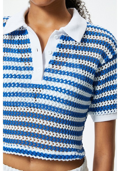 Koton Polo Yaka T-shirt Lacivert