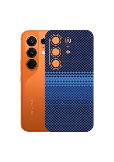Kapps Tecno Camon 50 Ultra İle Uyumlu Rainbow Serisi Premium Arka Kapak Kaplama Kenarlar Yoktur