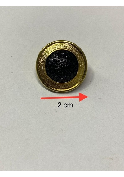 Trençkot Ve Yelek Düğmesi / Plastik Gold Ve Çerçeve 6'lı / 2 Cm
