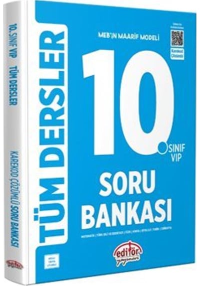 10. Sınıf Vıp Tüm Dersler Soru Bankası / Komisyon