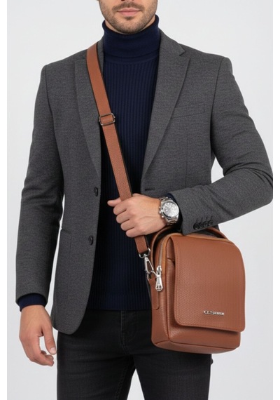 Ççs Erkek Çapraz Çantası Ccs31647 Camel
