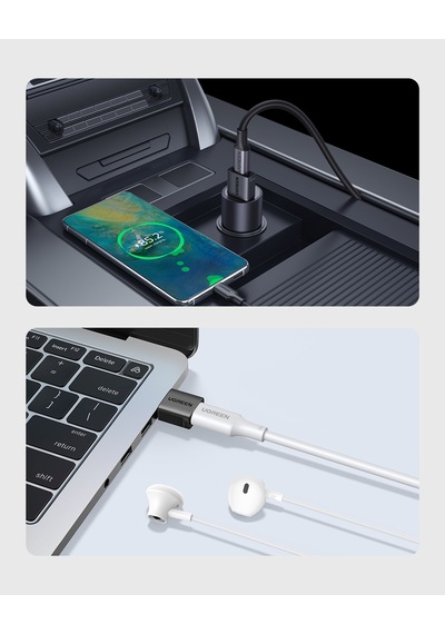 Ugreen Usb-c To Usb-a Adaptör 2 Adet , Usb-a Dişi Type-c Erkek Dönüştürücü, 45275