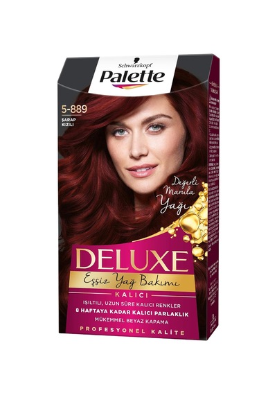 Lexroo Deluxe 5-889 Şarap Kızılı Saç Boyası