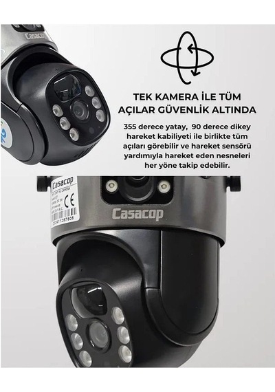 Casacop Q8 4g 6mp Solar Kamera 3mp+3mp Dual Lens Güneş Panelli Solar Güvenlik Kamerası Casacop Q8 4g 6mp Solar Kamera 3mp+3mp Dual Lens Güneş Panelli Solar Güvenlik Kamerası