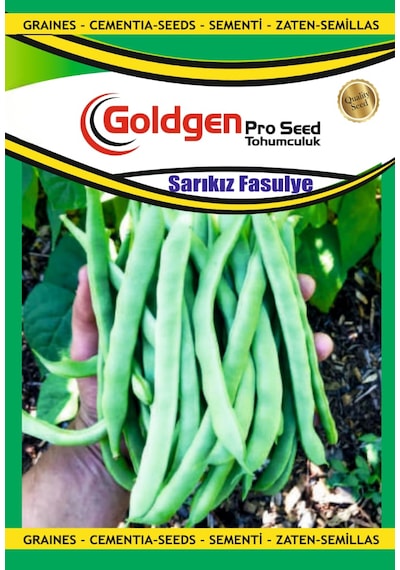 Goldgen Sarıkız Fasulye Tohumu 1 Paket
