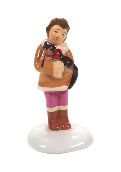 Enesco Snow Village A Puurfect Heykelcik