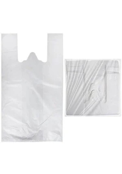 Şeylişeyler Beyaz Manav Atlet Poşet Küçük Boy 1 Kg 1 Paket