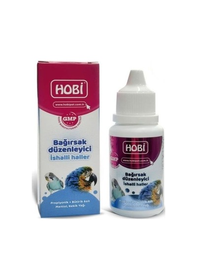 Hobi Bağırsak Düzenleyici 30ml Kafes Kuşları İçin Sindirim Desteği