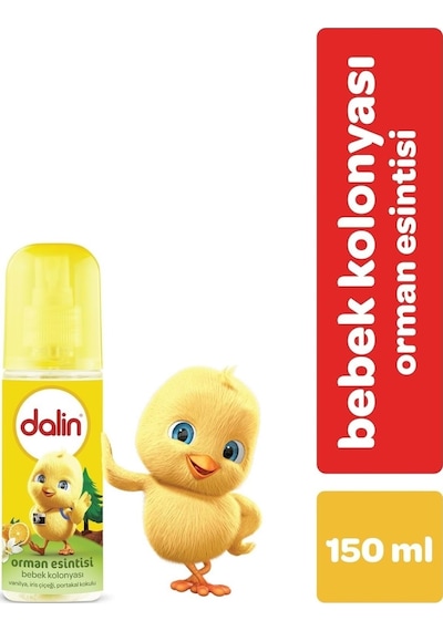 Dalin Bebek Kolonyası 150ML Bıcı Bıcı-orman-çiçek-okyanus-bahar Karma 12 Li Set