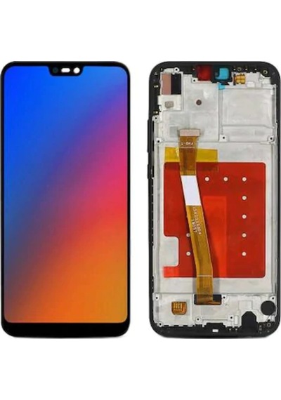 Huawei P20 Lite Lcd Dokunmatik Ekran Çıtalı Siyah