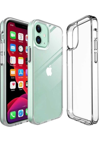 Apple Uyumlu iPhone 12 Mini Kılıf Zore Imax Silikon-Renksiz