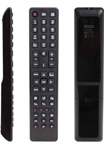Kl Vestel Uyumlu Ves-203 3dli Kenarı Metalik Lcd Led Tv Kumanda