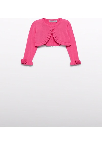 Abel & Lula Mayoral Abel Lula Kız Bebek Olive Bolero Mercan