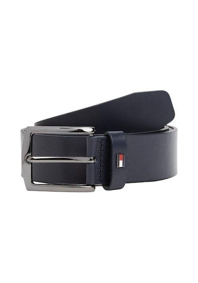 Tommy Hilfiger Erkek Lacivert Deri Kemer-6077 Lacivert