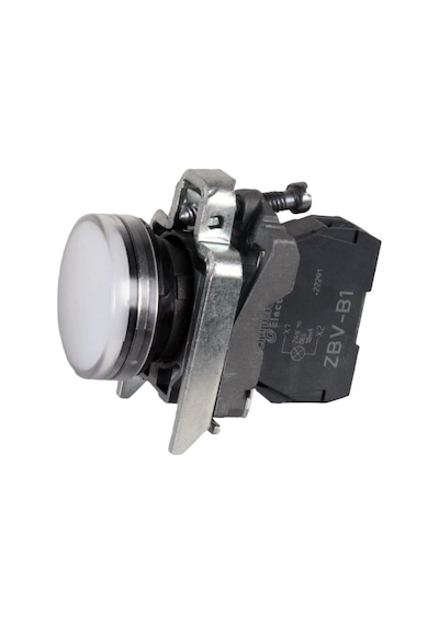 Schneider 24V AC/DC 22MM Led Işıklı Beyaz Sinyal Lambası
