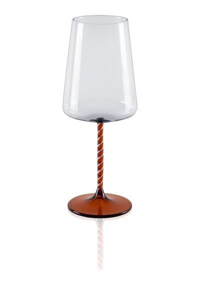 The Mia Edera Şarap Kadehi Amber 500 Ml Şeffaf