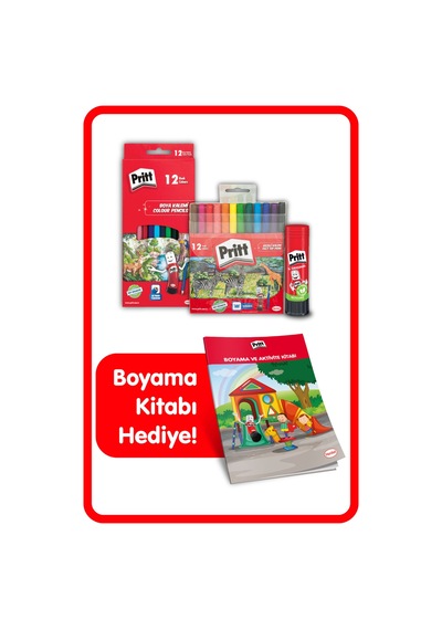 Pritt Boyama Kitabı Hediyeli Set