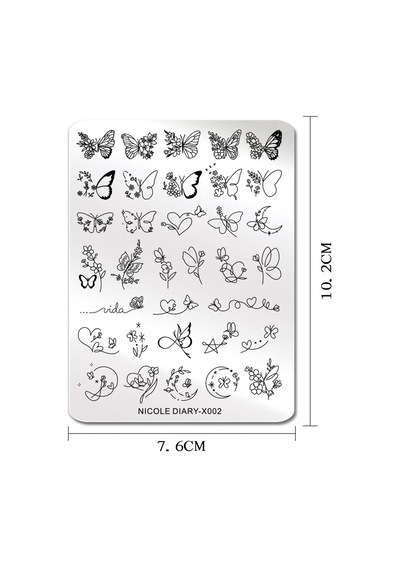 Nicole Diary Metal Stampa Tabakası X002 56249