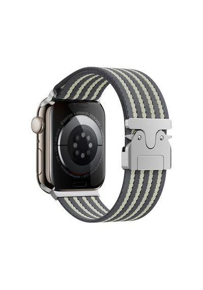 Watch 45mm Arth Krd-133 Naylon Kumaş Hasır Örgülü Kordon - Yeşil