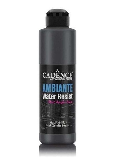 Cadence Ambiente Islak Zemin Boyası 250 Ml Metalik Siyah + 10 G Katalizör
