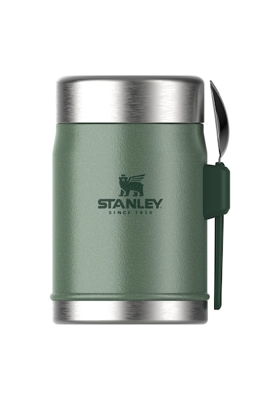 Stanley Classic Legendary Kaşıklı Yemek Termosu 0.40 Litre Hammertone Green Yeşil