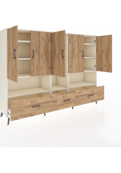 Hyperion Dolap 12 Raflı 3 Çekmeceli 5 Kapaklı 220x44x163 Aytaşı-ç Aytaşı-çam Hyperion Dolap 12 Raflı 3 Çekmeceli 5 Kapaklı 220x44x163 Aytaşı-ç Aytaşı-çam