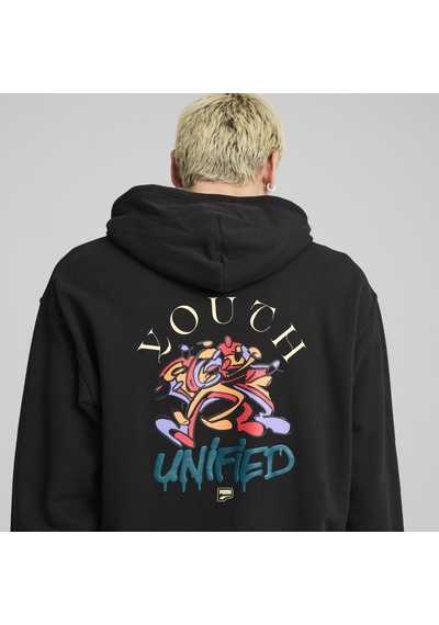 Puma Downtown Graphic Hoodie Siyah Erkek Sweatshirt