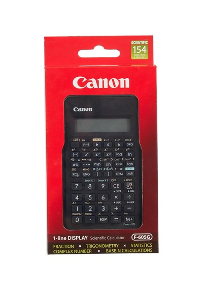 Canon F-605g Siyah 12 Hane Bilimsel Hesap Makinesi Genel