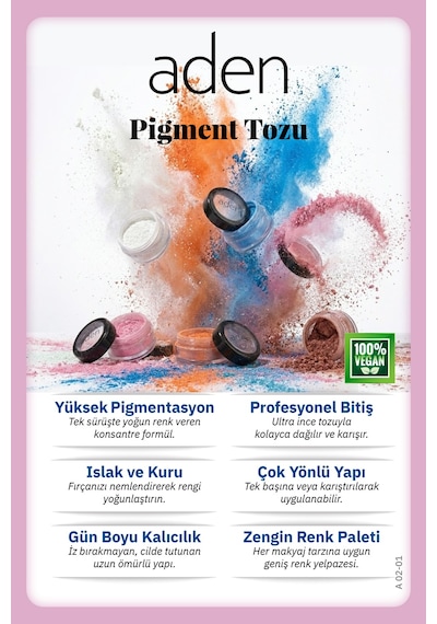Aden Pigment Powder - Pigment Tozu Nectarine Nektarin 0