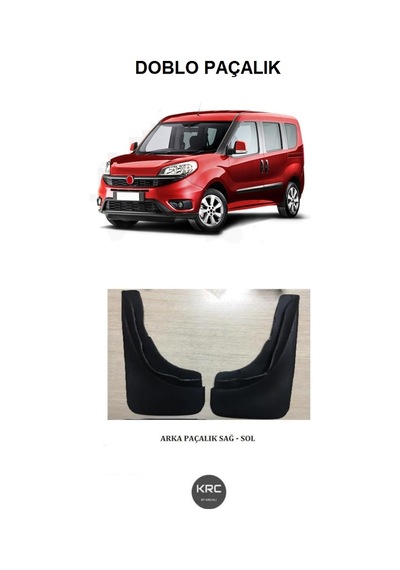 Fıat Doblo Arka Paçalık Tozluk Takımı 2010 2022