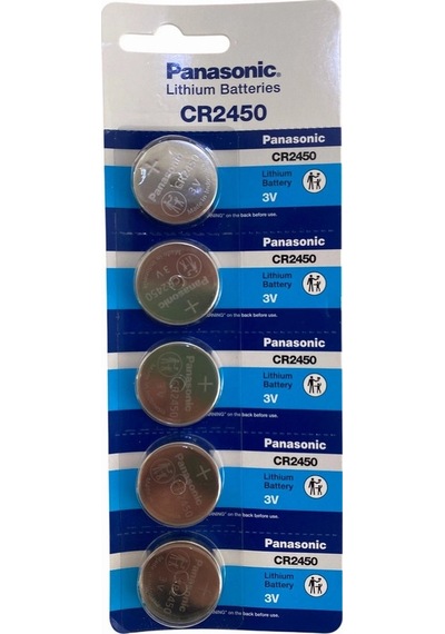 Panasonic Cr2450 Lityum 3v Düğme Pil 5 Li Kartela 5 Adet Tdrtr