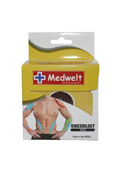Medwelt Kinesio Tape  Bandı 5 CM x 5 M Sarı