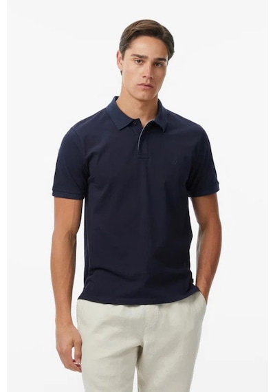 Nautica Erkek Lacivert Regular Fit Polo Yaka T-shirt-14711