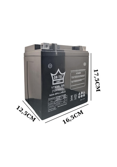 Ortec 12v 30ah Ytx30 Motosiklet - Atv Aküsü