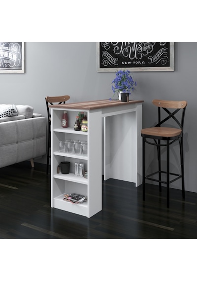Bicabin Bicabin Tekila Raflı Bar Masası, Yemek, Mutfak Masası (529778366)