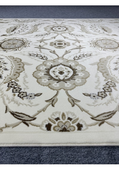 Tiffany Halı Sentez 7004 AV 150x230 Krem Kahve 4 M2 İnce Halı !
